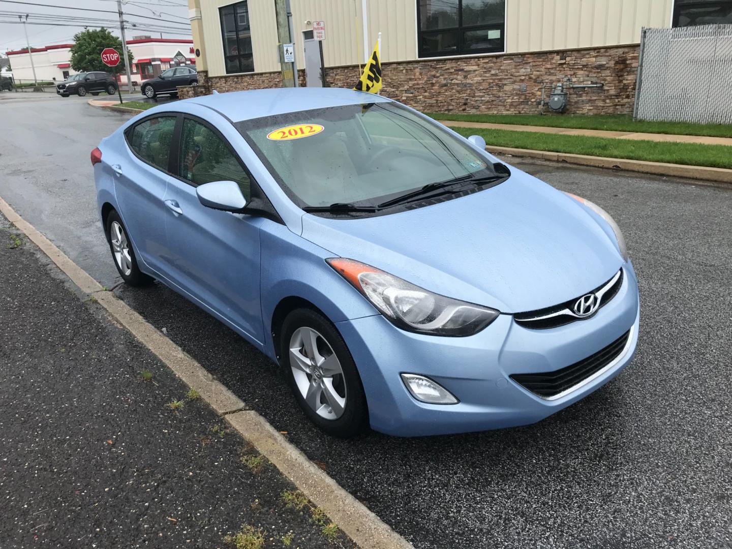 2012 Blue /Tan Hyundai Elantra GLS (KMHDH4AE0CU) with an 1.8 V4 engine, Automatic transmission, located at 577 Chester Pike, Prospect Park, PA, 19076, (610) 237-1015, 39.886154, -75.302338 - 2012 Hyundai Elantra GLS: Only 68k miles, new PA inspection, great on gas, SUPER CLEAN, runs LIKE NEW! This vehicle comes inspected and has been given a bumper to bumper safety check. It is very clean, reliable, and well maintained. We offer a unique pay plan that is known for being the easiest a - Photo#3